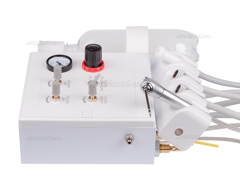 Dental Wall Hanging Turbine Unit 4H with Weak Suction Work without Air Compressor